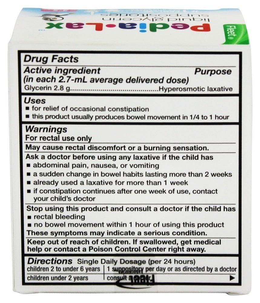 Pedia-Lax Enema - 2.25 oz - 6 ct - Image 2