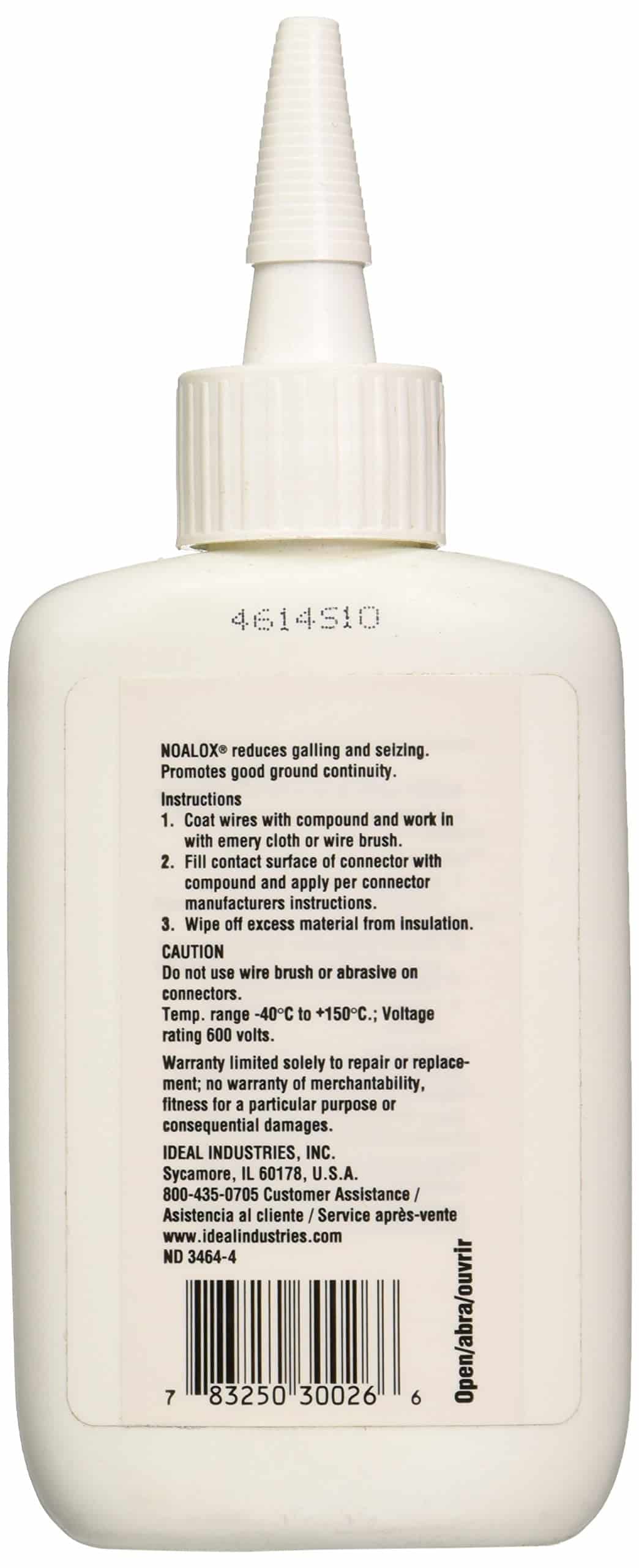 IDEAL Noalox Anti-oxidant Compound (4 Oz. Bottle) - Image 2