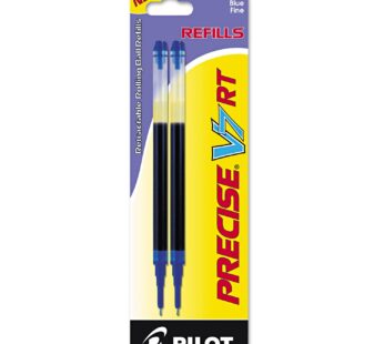 Pilot, Precise V7 RT Liquid Ink Refills, Extra Fine Point 0.7 mm, Blue, Pack of 2