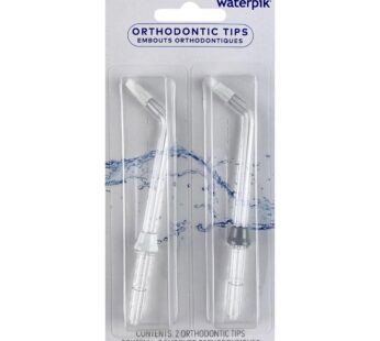 Waterpik Dental Water Jet Orthodontic Replacement Tips (Pack of 2)