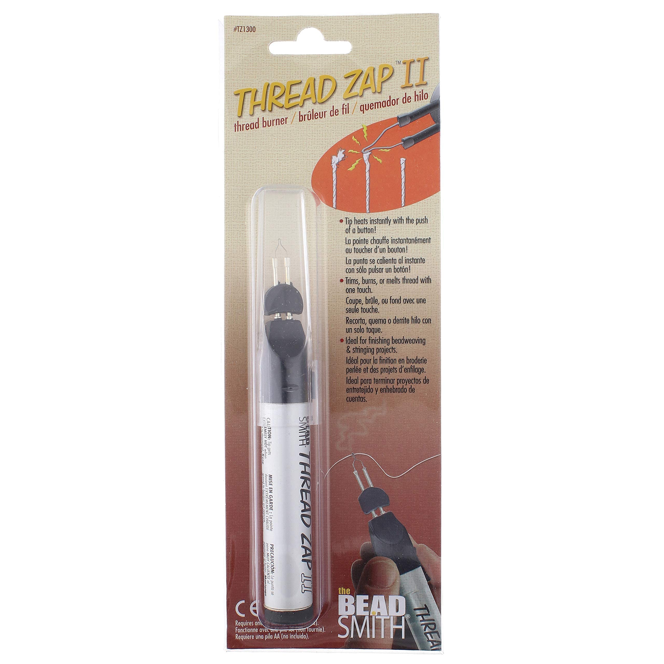 The Beadsmith Thread Zap, Thread Burner, 5.25 inches, Push Button, Battery Operated (1xAA) - Image 7