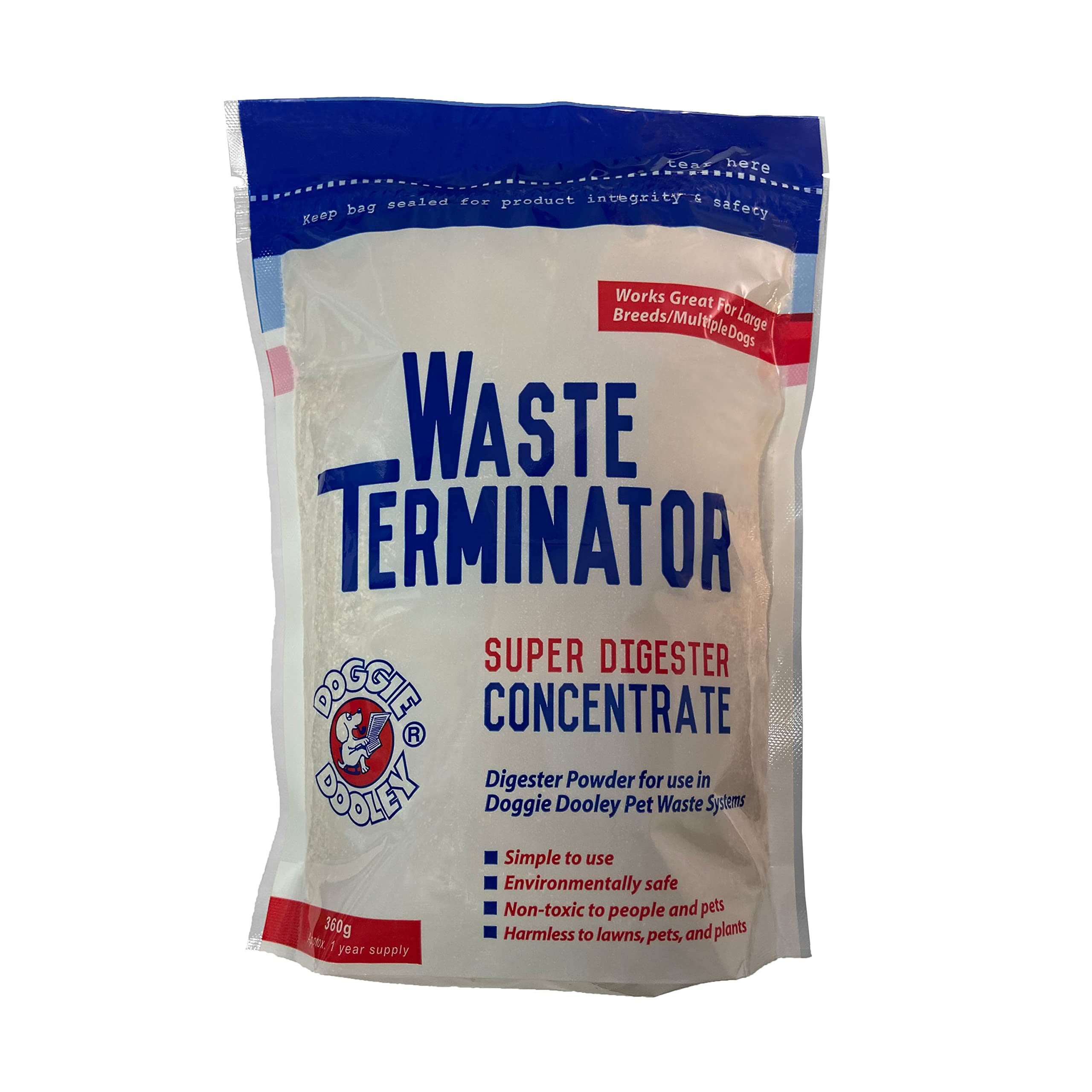 Doggie Dooley 3116 Waste Terminator, 1-Year Supply , 12.69 Ounce (Pack of 1)