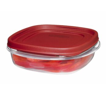 Rubbermaid Easy Find Lids Food Storage Container, 3 Cup, Racer Red