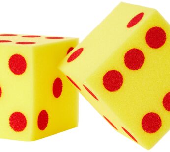 Giant Soft Cubes Dot 2/pk 5 Inch Cube Square