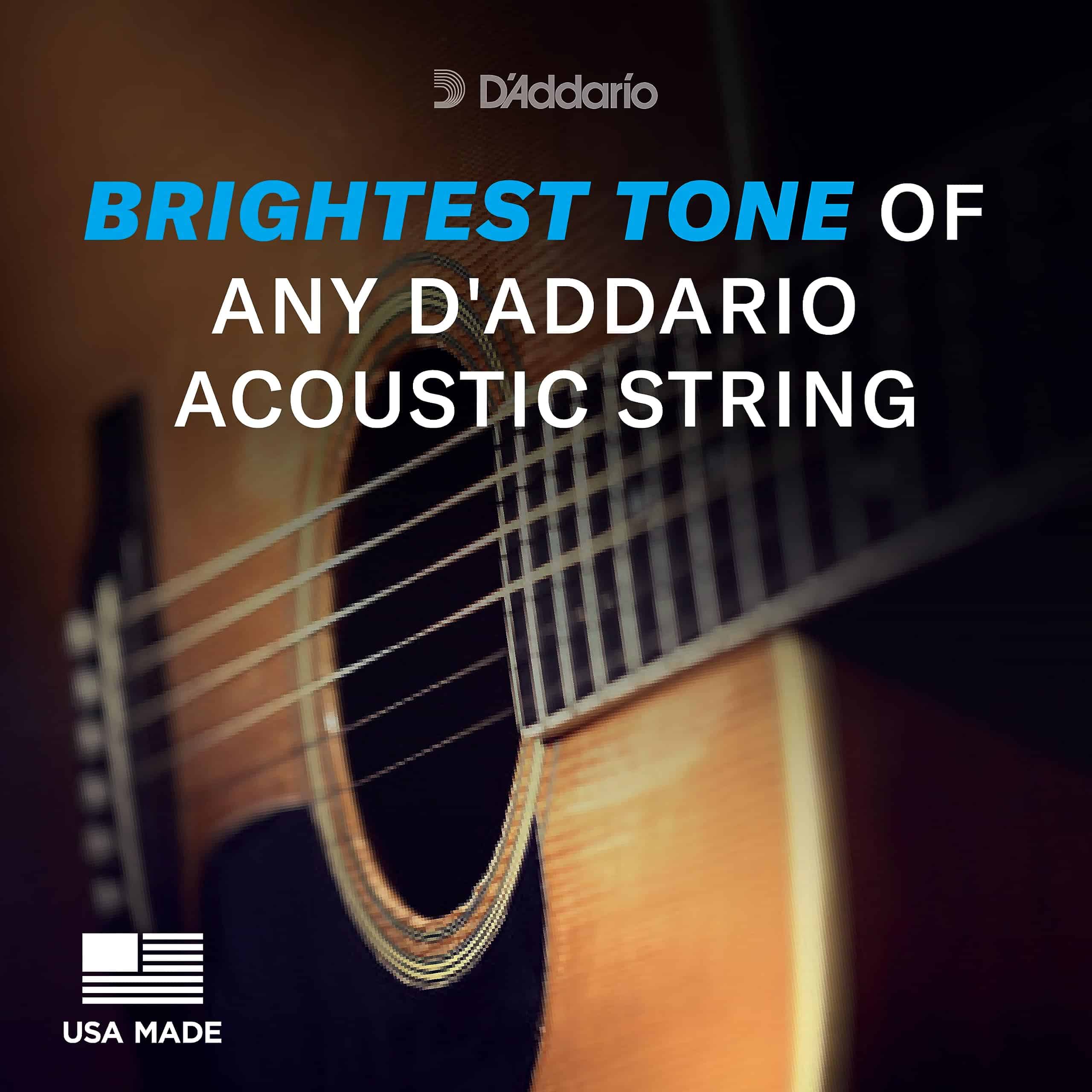 D'Addario Guitar Strings - Acoustic Guitar Strings - 80/20 Bronze - For 6 String Guitar - - Image 2