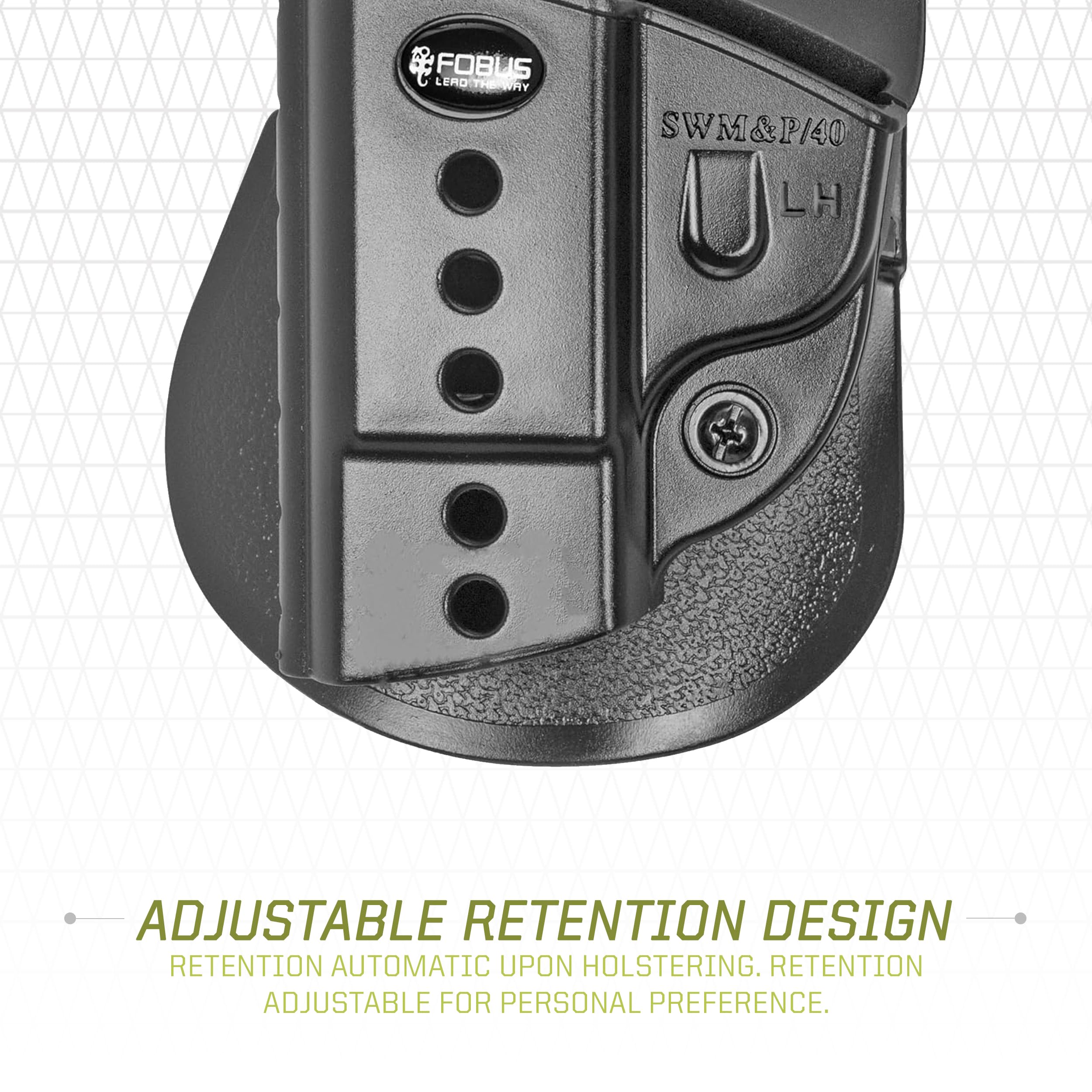 Fobus SWMPLH Concealed Carry OWB Paddle Holster for S&W M&P, M&P 2.0, M&P Pro, M&P M2.0, S - Image 6