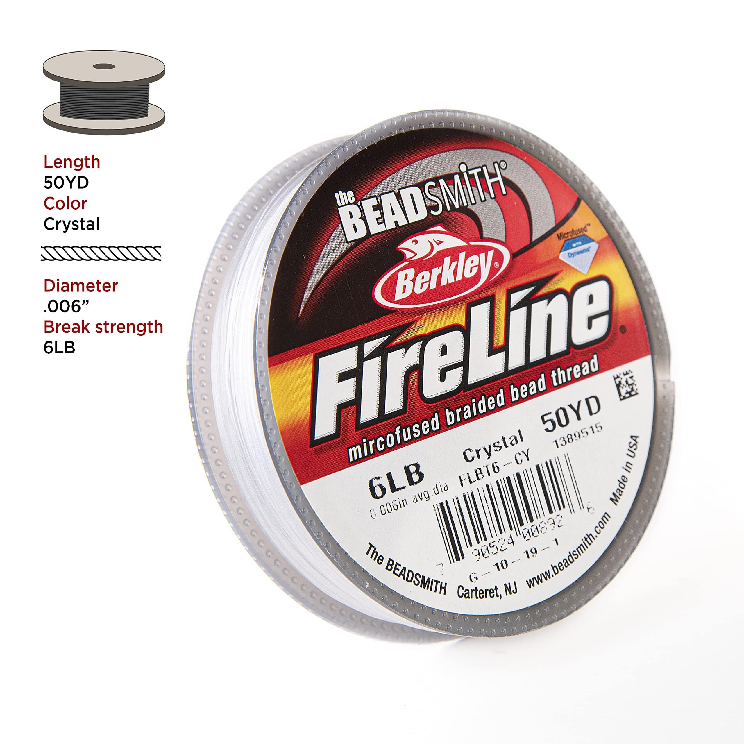 The Beadsmith Fireline by Berkley ? Micro-Fused Braided Thread ? 6lb. Test, 006?/.15mm Dia - Image 3