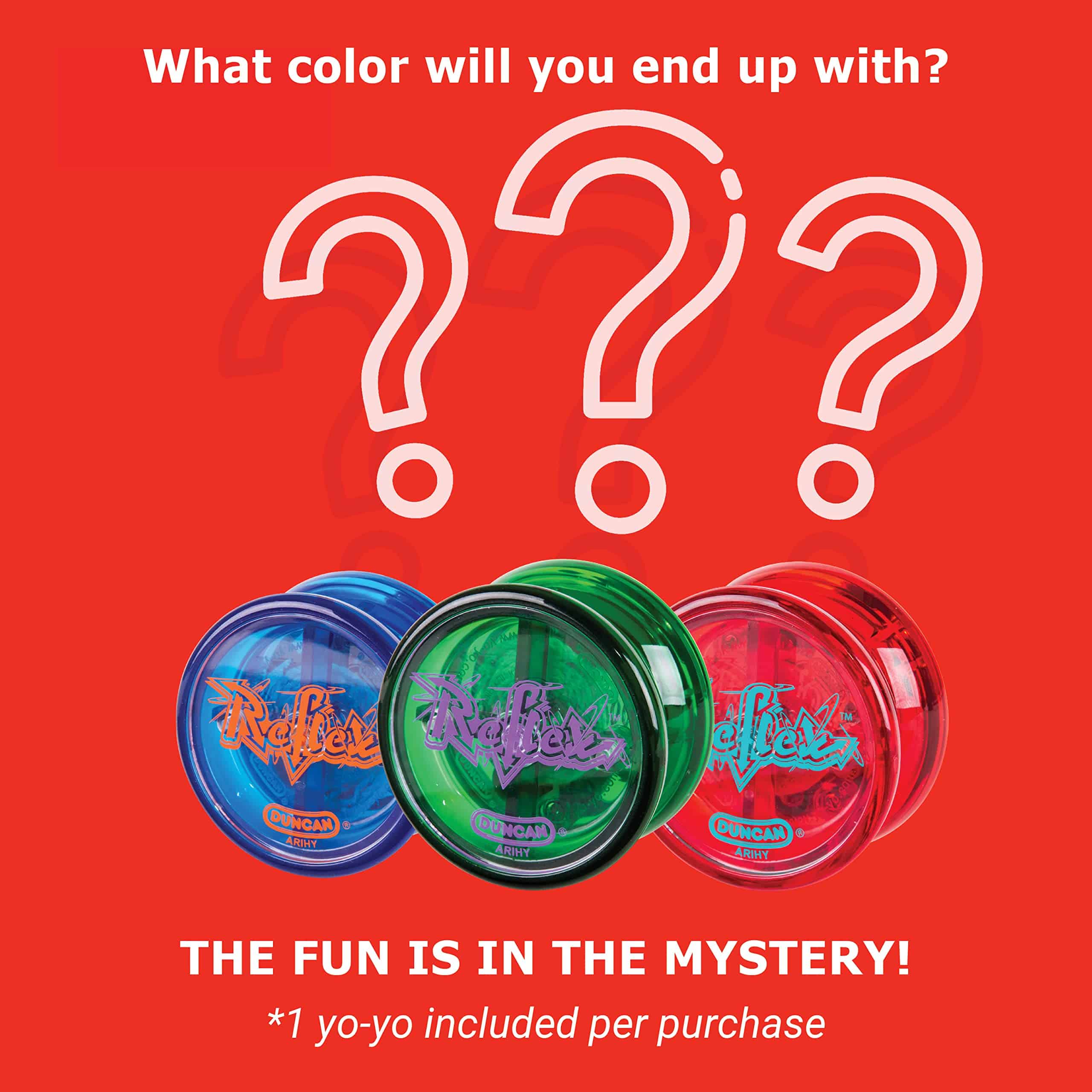 Duncan Toys Reflex Auto Return Yo-Yo, Beginner String Trick Yo-Yo, 1 Yo-Yo, Mystery Color - Image 2