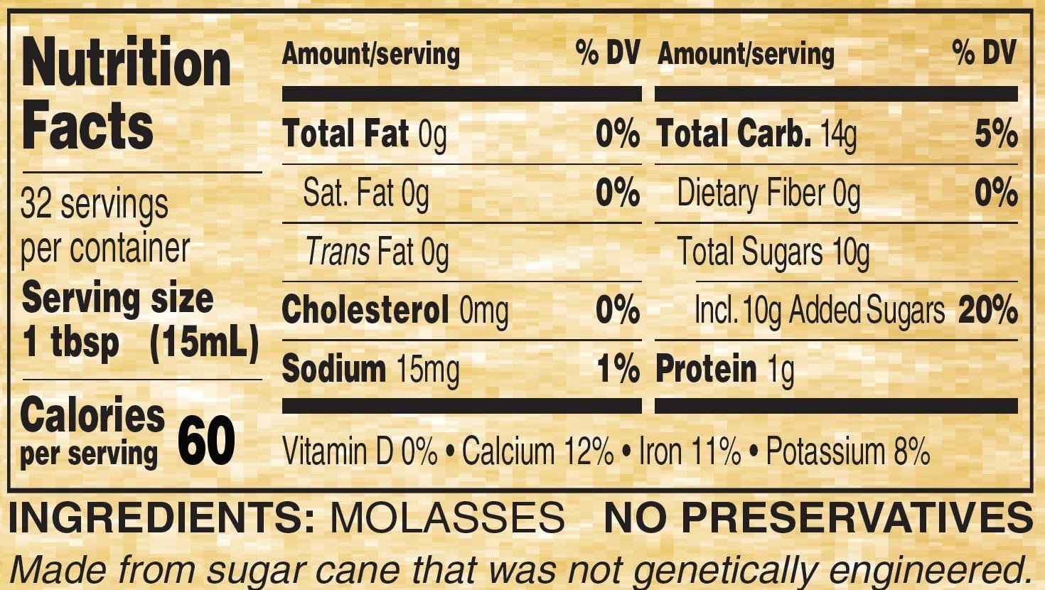 Golden Barrel Blackstrap Molasses, 16 Fl. Oz - Image 2