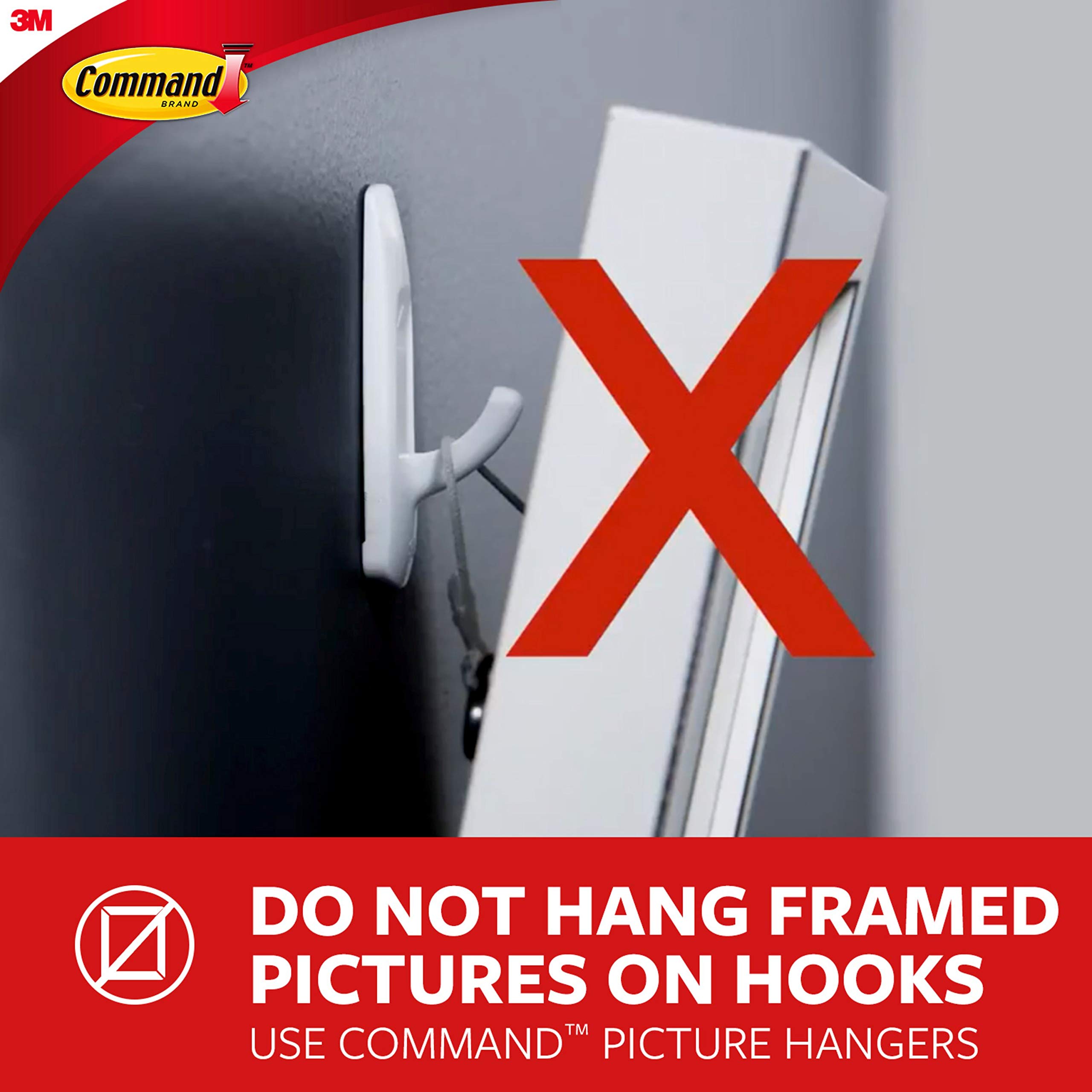 Command Bath Large Water-Resistant Adhesive Refill Strips, 4-Large Strips, Re-Hang Large B - Image 6