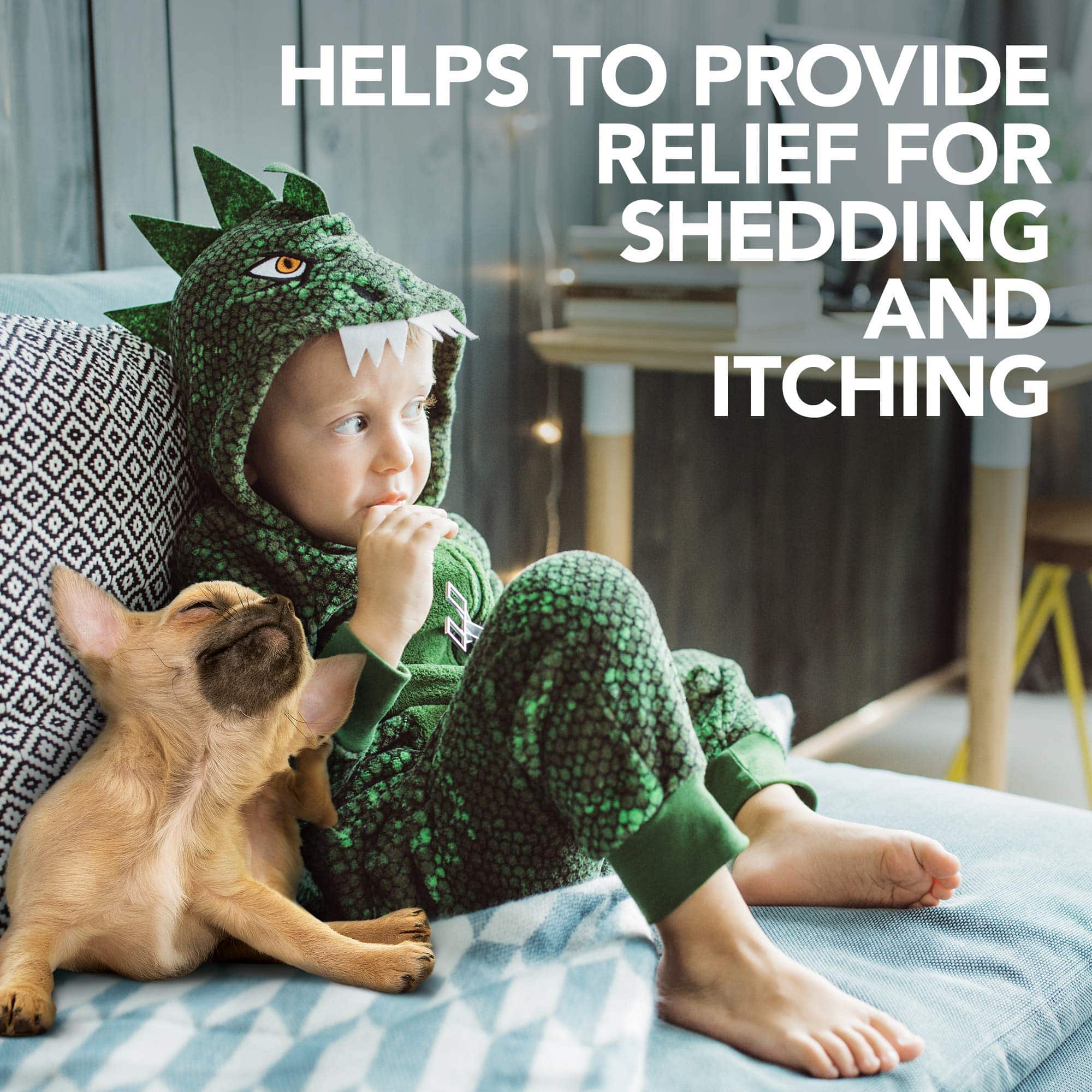 Vet's Best Healthy Coat Shed & Itch Relief Dog Supplements | Relieve Dogs Skin Irritation - Image 2