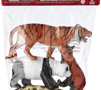 Wild Republic Asian Mountain Polybag, Kids Gifts, Educational Toys, 6-Piece