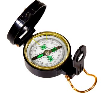 Allen Company Lensatic Compass with Luminous Dial, Black, One Size