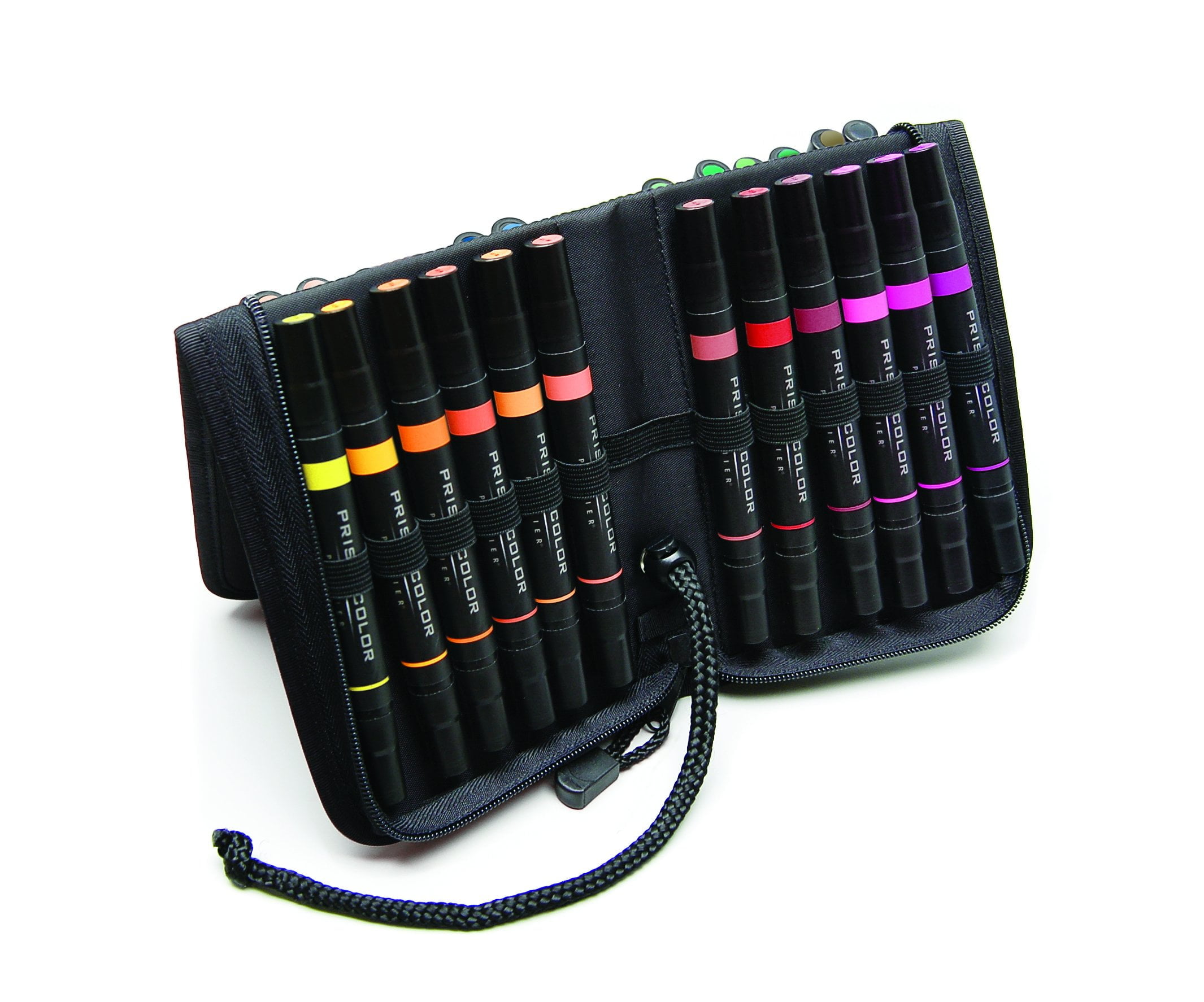 Prismacolor 97 Premier Double-Ended Art Markers, Fine and Chisel Tip, 24-Count with Carryi - Image 2