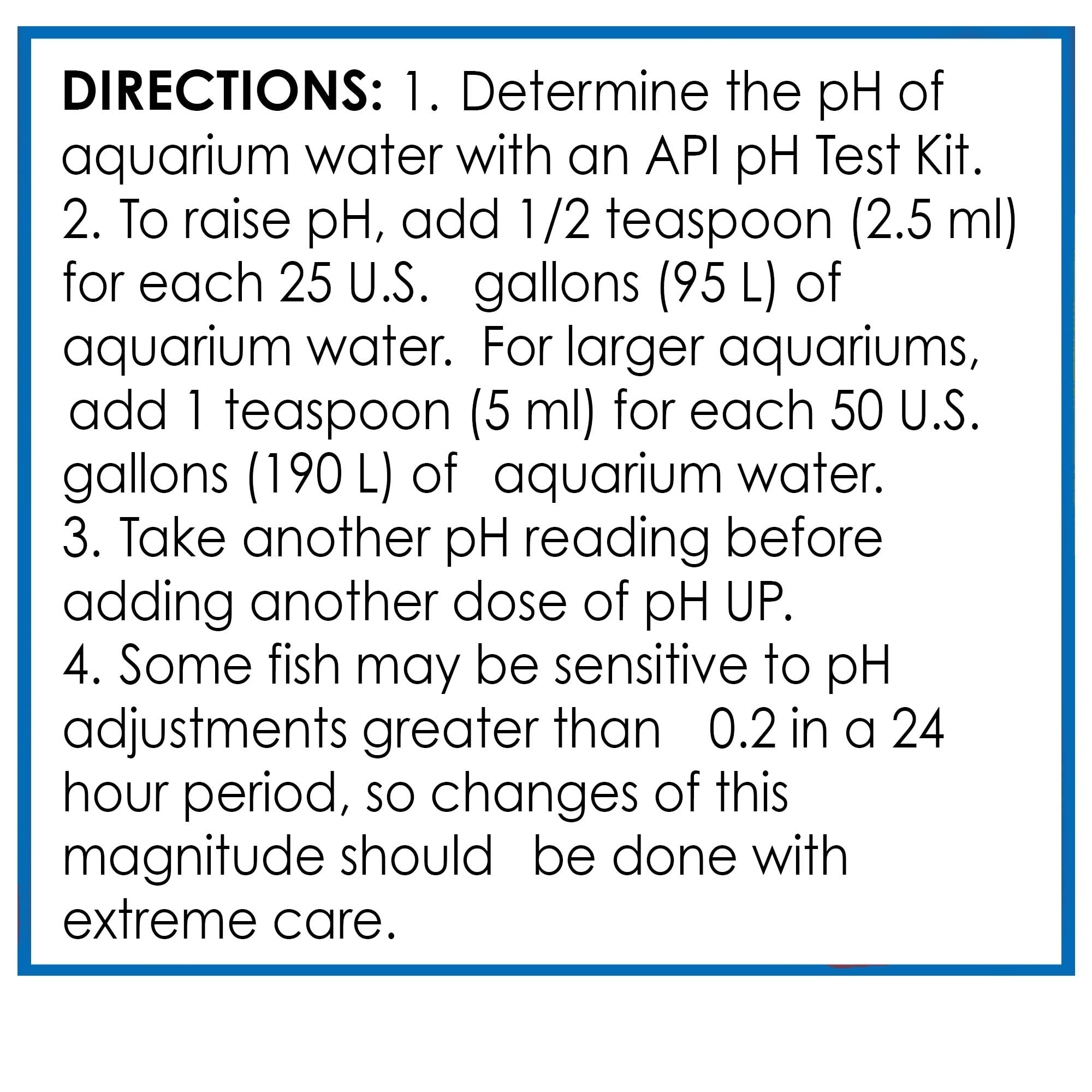 API pH UP Freshwater Aquarium Water pH Raising Solution for fish,4-Ounce Bottle, Brown - Image 6