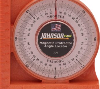 Johnson Level & Tool 700 Magnetic Angle Locator, Orange, 1 Locator