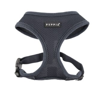 Authentic Puppia Soft Harness, Grey, X-Small