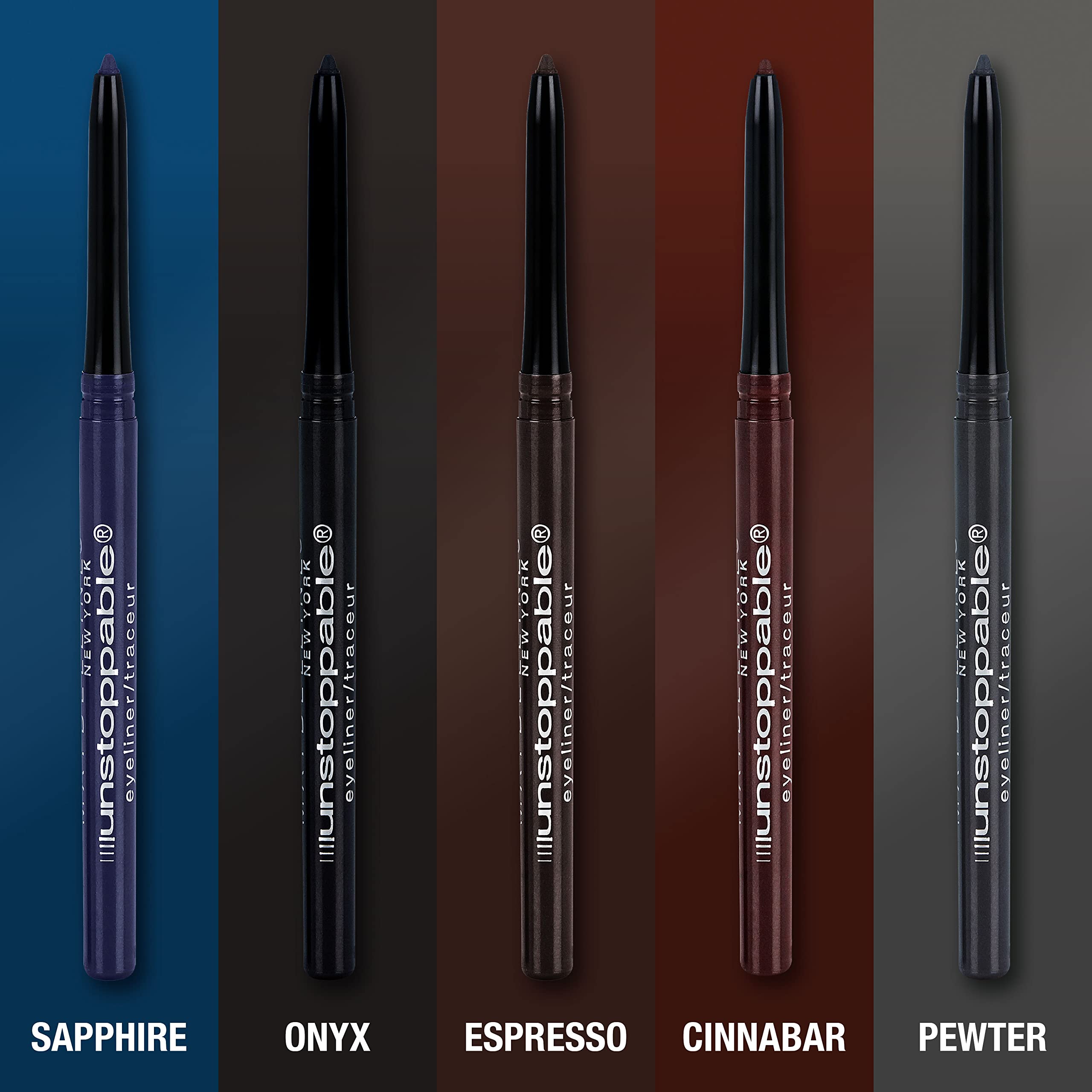 Maybelline Unstoppable Waterproof Mechanical Grey Eyeliner, Pewter, 1 Count - Image 5