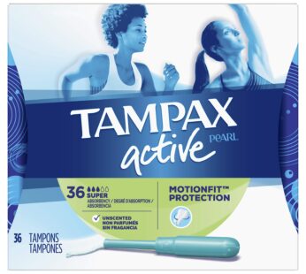 Tampax Pearl-Multipax Unscented, Super, 36 ct