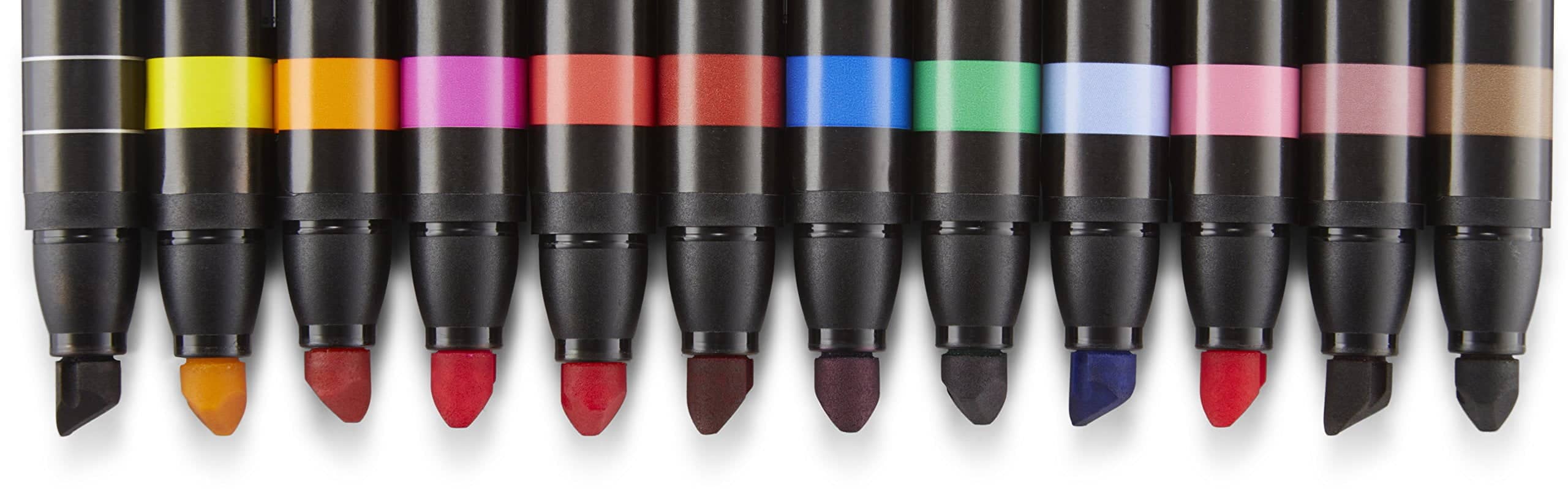 Prismacolor 97 Premier Double-Ended Art Markers, Fine and Chisel Tip, 24-Count with Carryi - Image 9