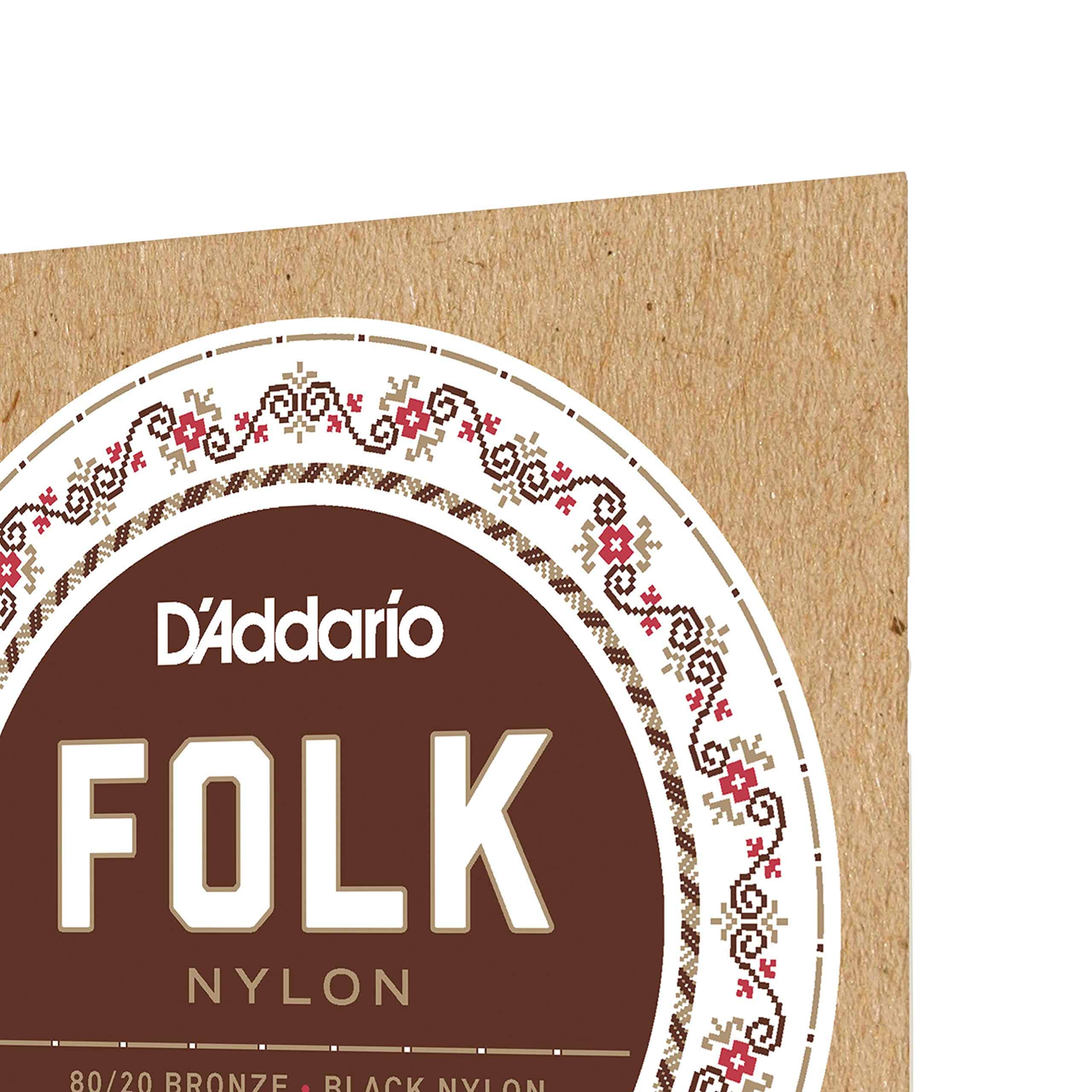 D'Addario Guitar Strings - Folk Nylon Guitar Strings - EJ34 Classical Guitar Strings - Nyl - Image 4