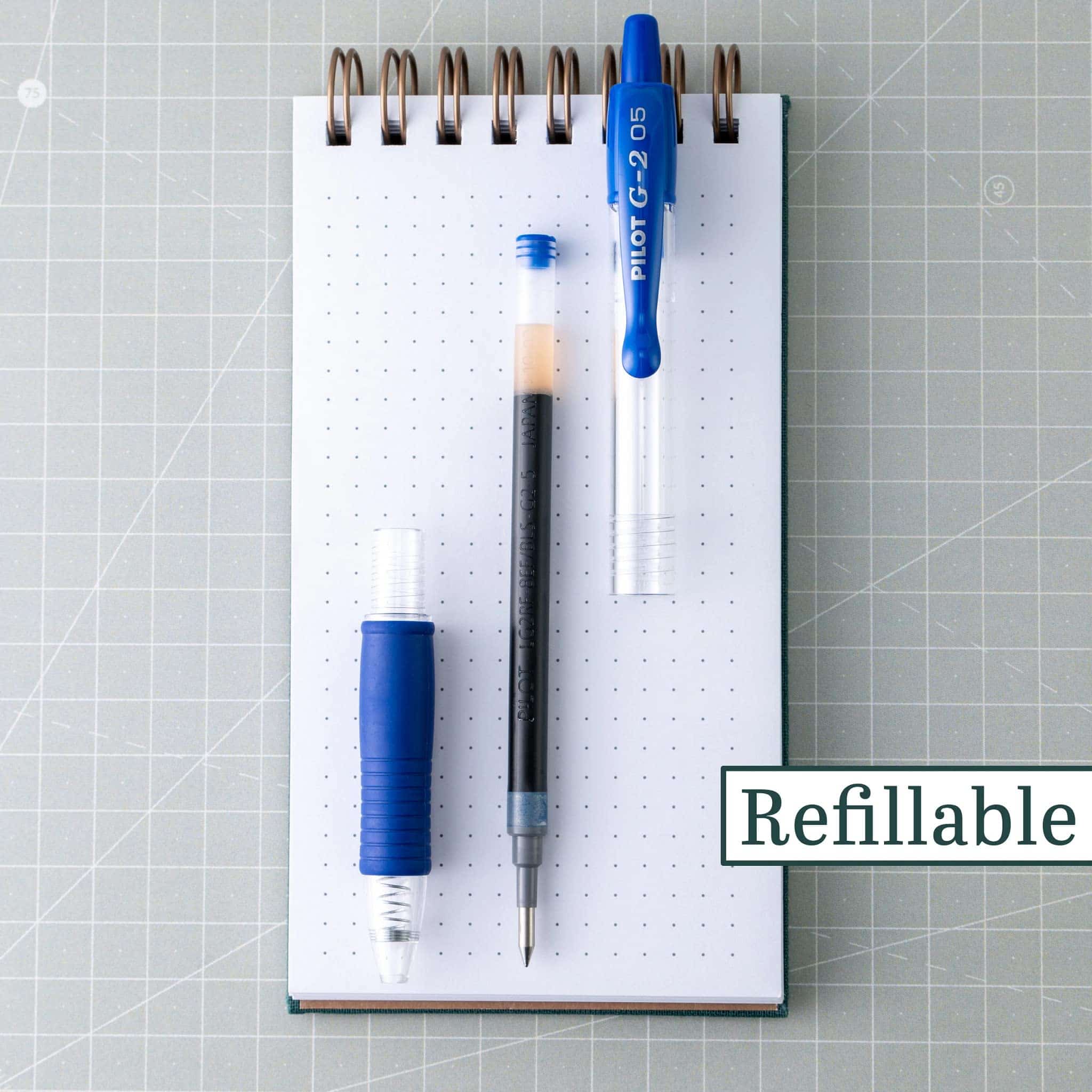 Pilot, G2 Premium Gel Roller Pens, Extra Fine Point 0.5 mm, Pack of 12, Blue - Image 2