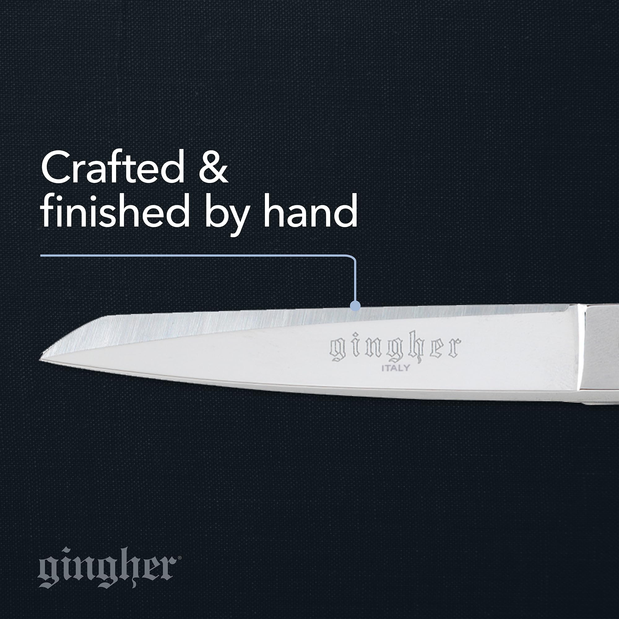 Gingher Dressmaker's Fabric Scissors - 8" Stainless Steel Shears - Sharp Knife Edge Fabric - Image 4