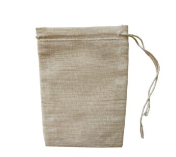 Regency Wraps 100% Cotton Drawstring Bag, Pouches for Enclosing Bulk Spices, Tea, Potpourr