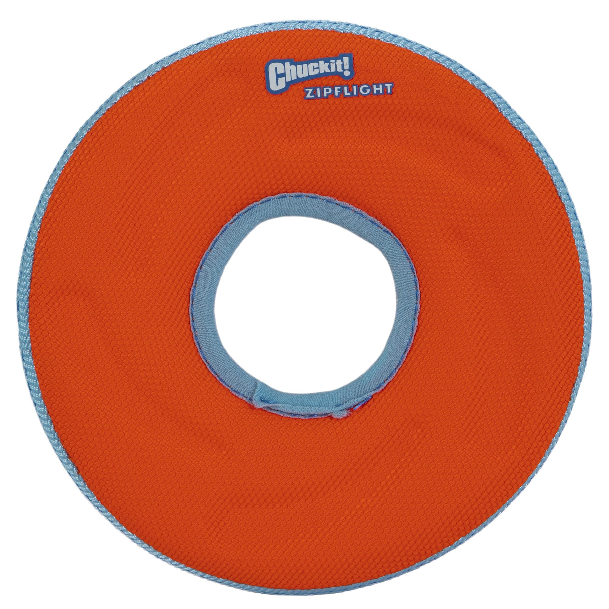 Chuckit Zipflight Flying Disc Dog Toy, Medium (8.5"), Orange and Blue - Image 3