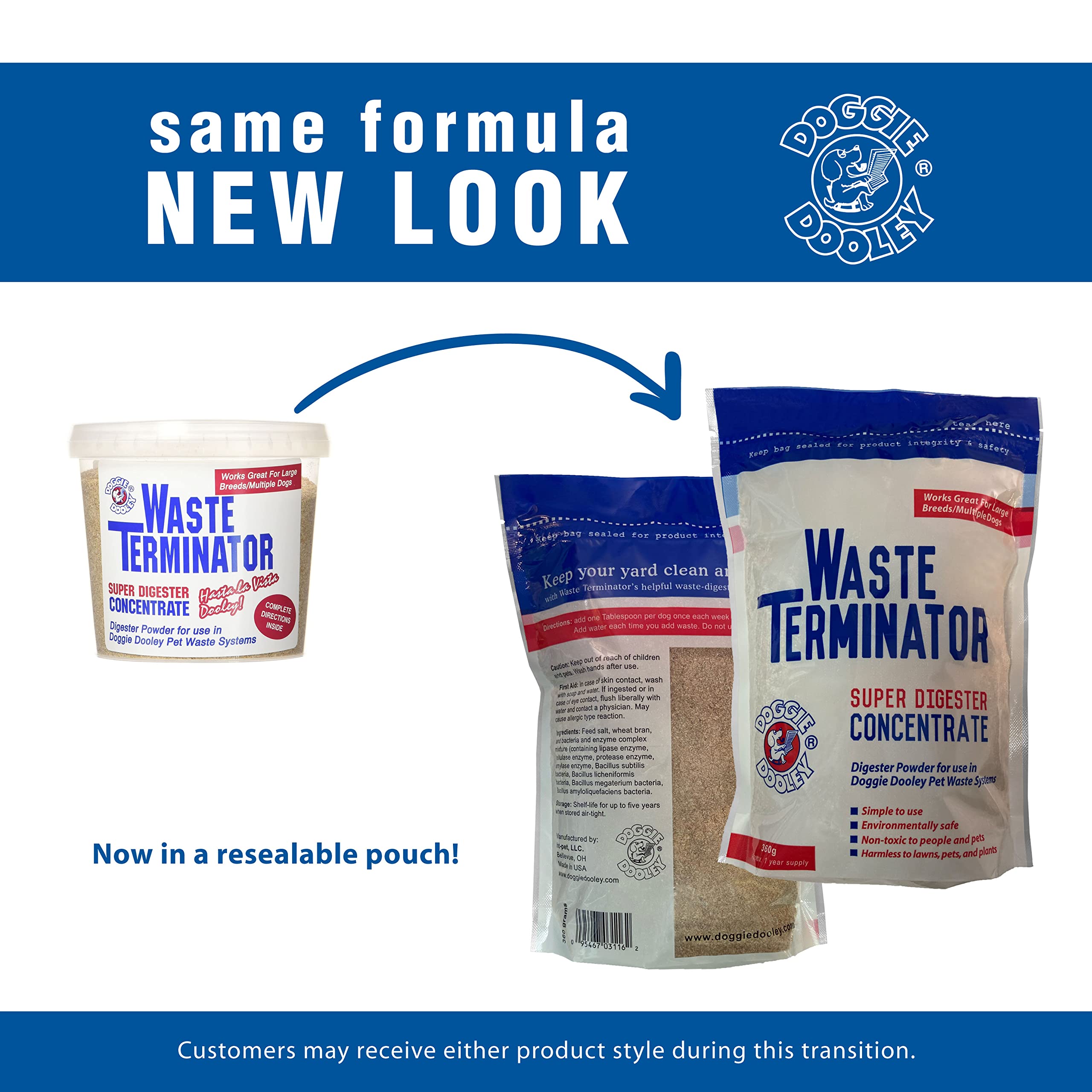 Doggie Dooley 3116 Waste Terminator, 1-Year Supply , 12.69 Ounce (Pack of 1) - Image 3