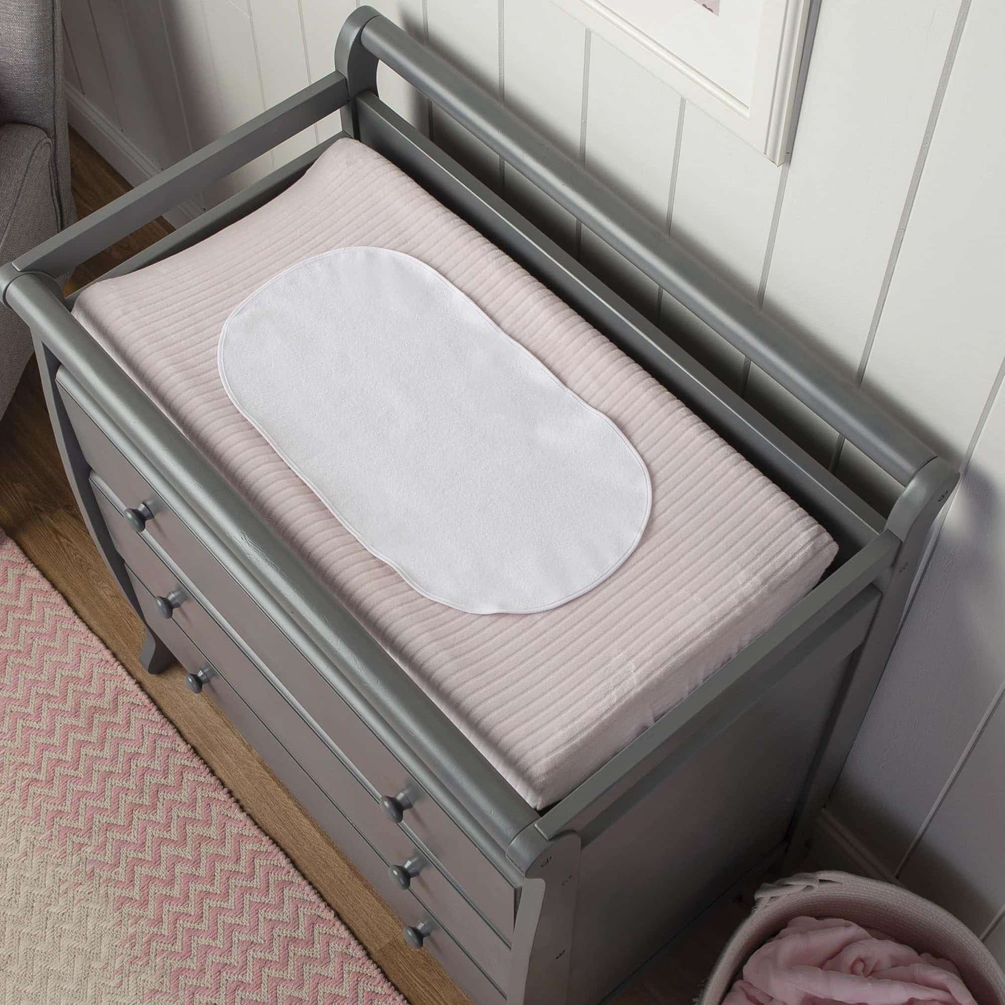 Boppy Changing Pad Liners, Pack of 3, White, Soft Terrycloth with Waterproof Backing Makes - Image 4