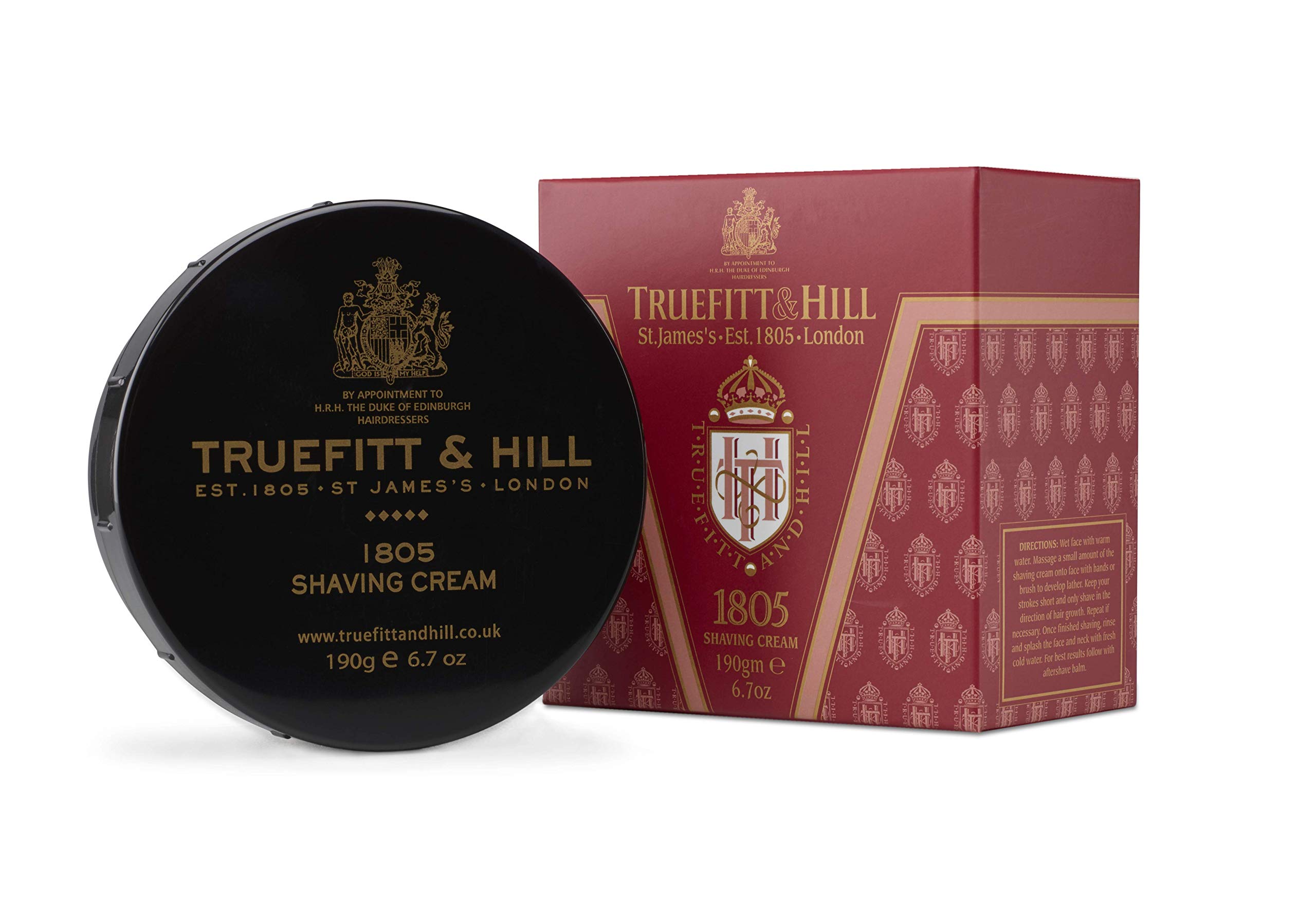 Truefitt & Hill Shaving Cream Bowl - 1805 | Smooth Glide for Close, Yet Comfortable Hydrat
