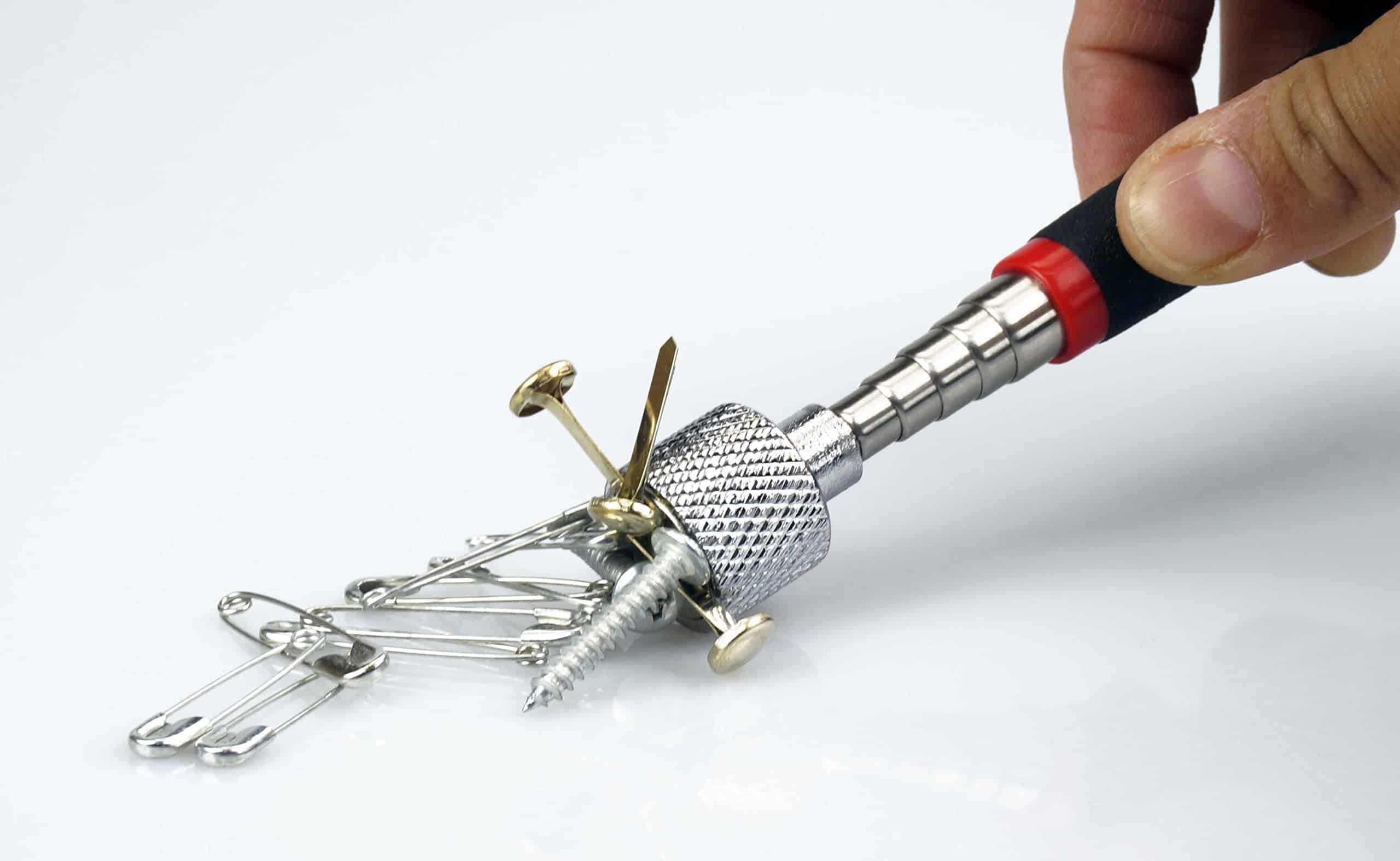 SE 30-inch Telescoping Magnetic Pick-Up Tool, Extendable Magnetic Wand Pickup Tool for Mec - Image 3
