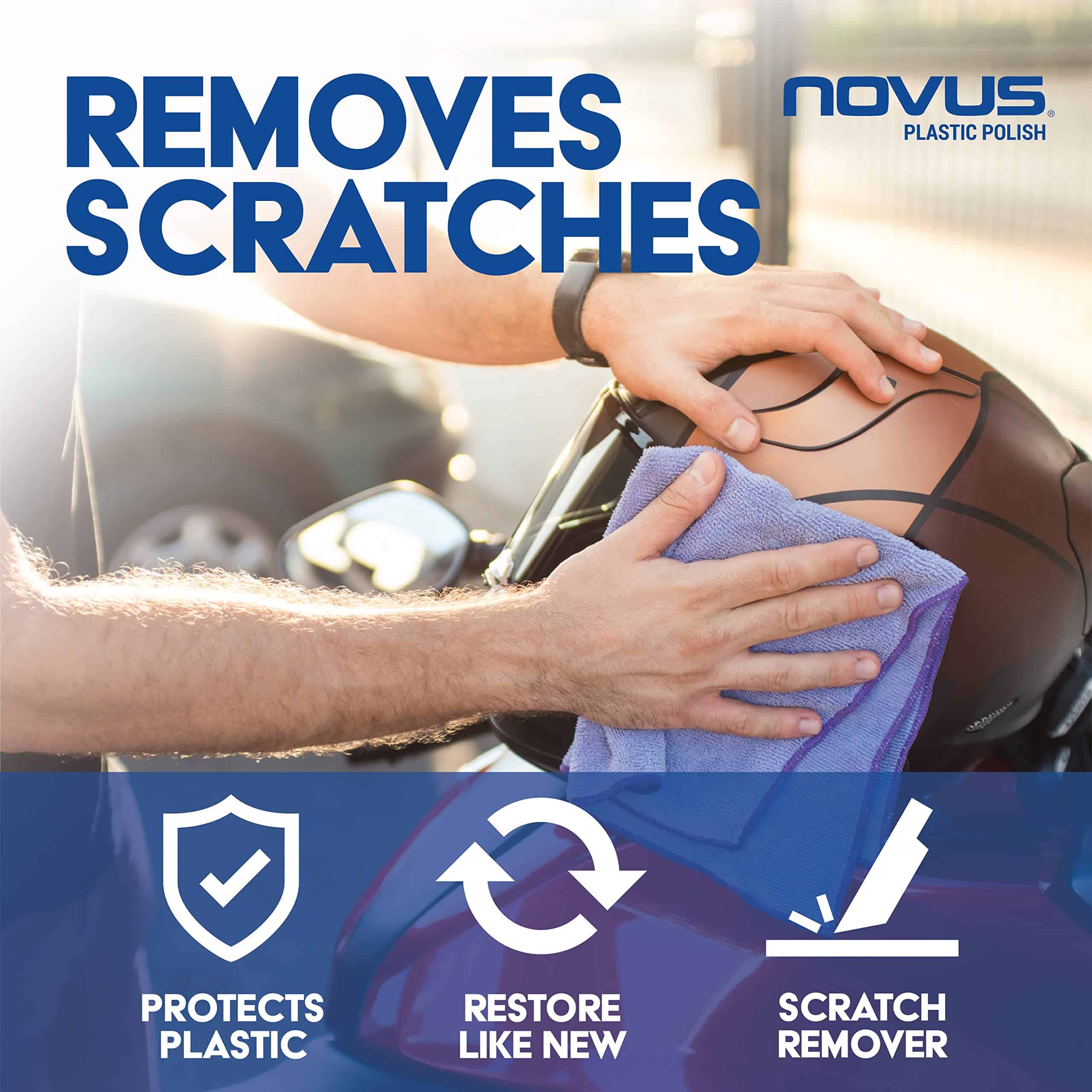NOVUS-PK2-2 | Plastic Clean & Shine #1, Fine Scratch Remover #2 and Polish Mates Pack | 2 - Image 9