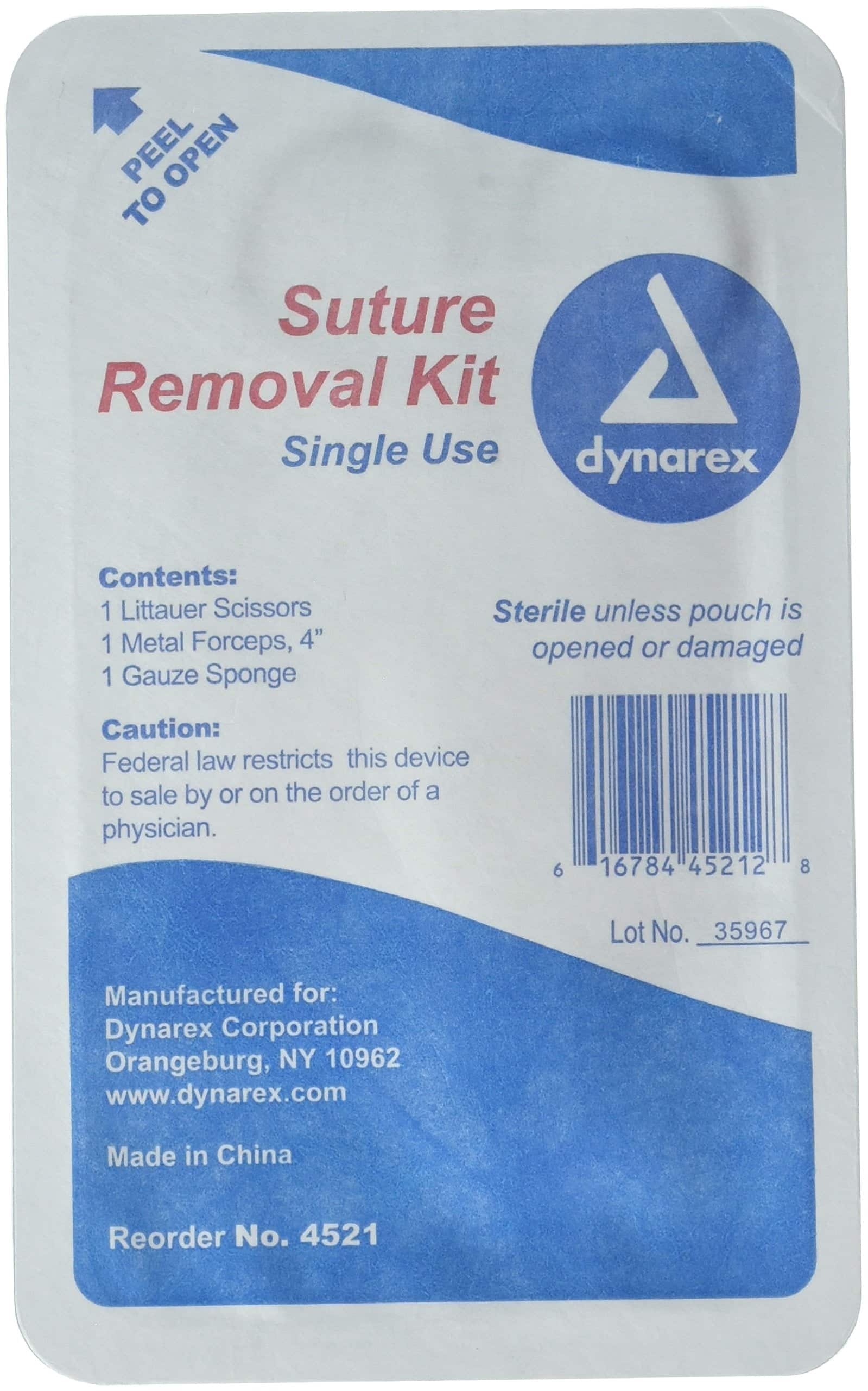 Dynarex-4521 Suture Removal Kit, Sterile - 1 Each - Image 2