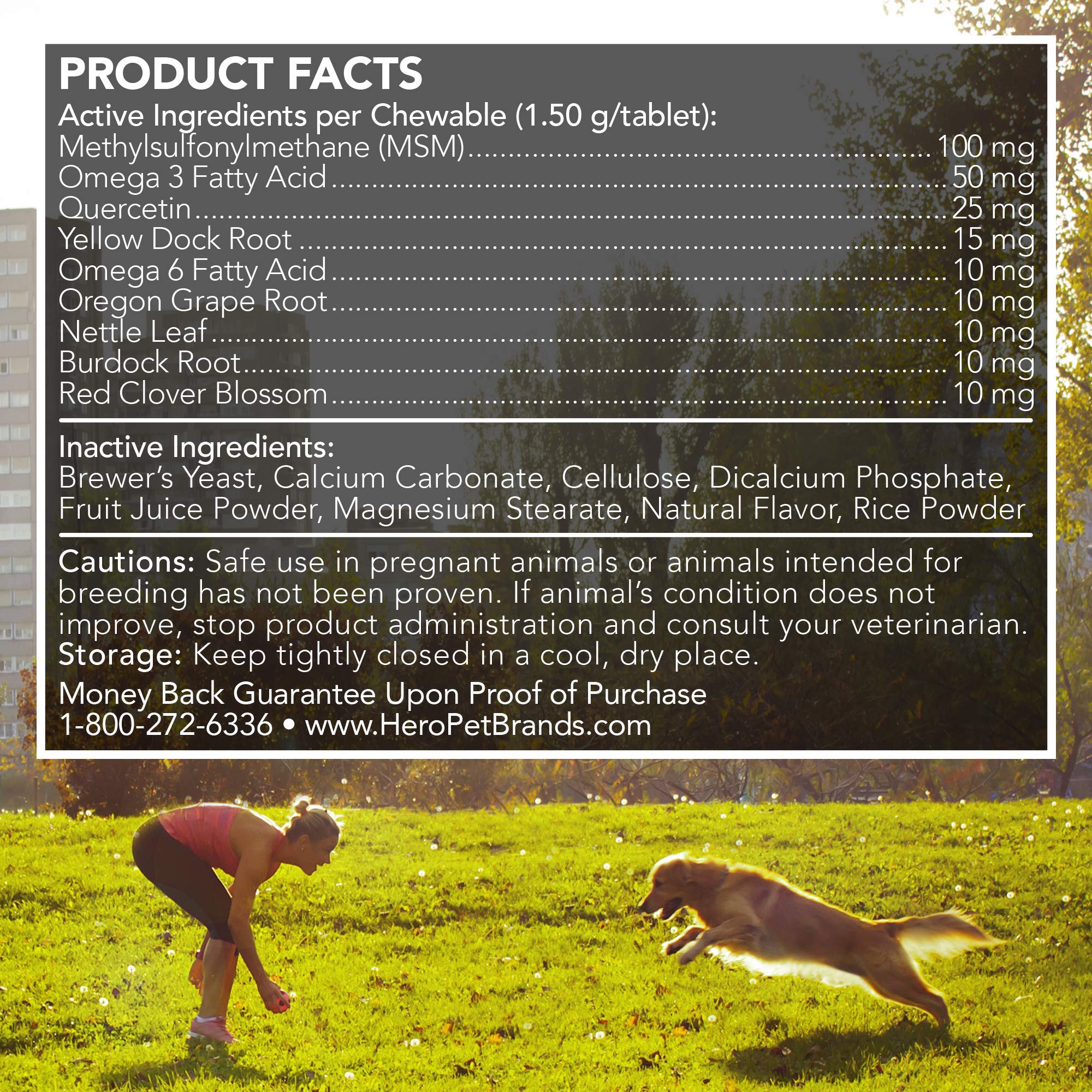 Vet's Best Healthy Coat Shed & Itch Relief Dog Supplements | Relieve Dogs Skin Irritation - Image 6