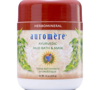Auromere Ayurvedic Indian Healing Clay Mask for Natural Skin Care – Exfoliating Body Scrub