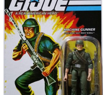 G.I. Joe 25th Anniversary Comic Series Cardback: Staff SGT. Rock n Roll (Machine Gunner) 3