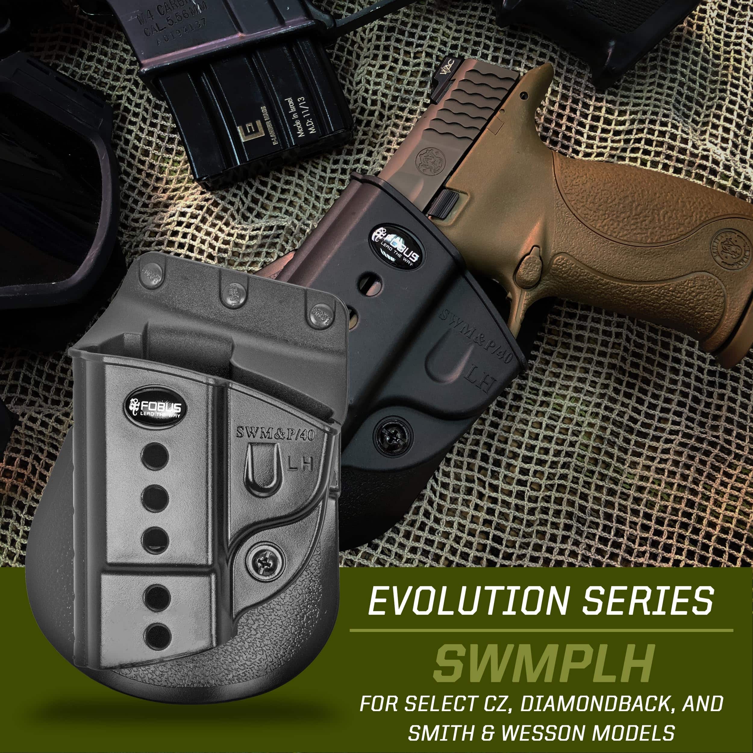 Fobus SWMPLH Concealed Carry OWB Paddle Holster for S&W M&P, M&P 2.0, M&P Pro, M&P M2.0, S - Image 2