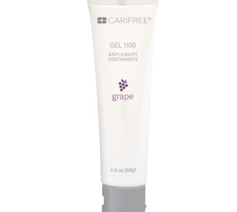 CariFree Gel 1100 (Grape) Anti-Cavity Fluoride Toothpaste with Nano Hydroxyapatite, Grape