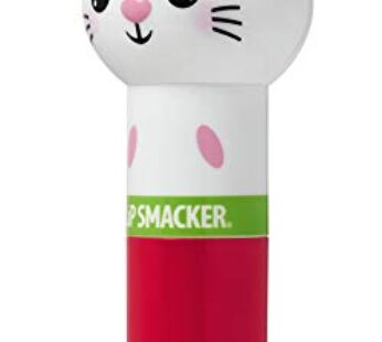 Lip Smacker Lippy Pals Kitten, Flavored Moisturizing & Smoothing Soft Shine Lip Balm, Hydr