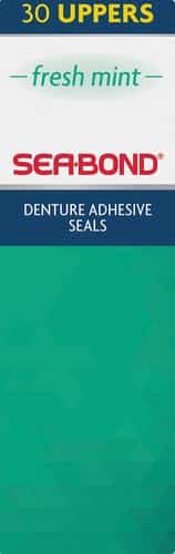 Sea Bond Secure Denture Adhesive Seals, Fresh Mint Uppers, Zinc-Free, All-Day-Hold, Mess-F - Image 7