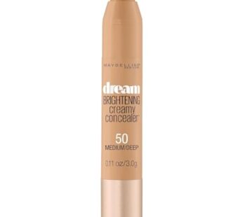 Maybelline New York Dream Brightening Creamy Concealer, Medium/Deep, 0.11 oz.