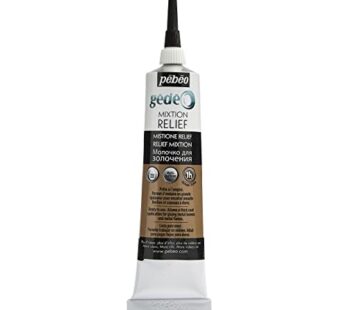 Pebeo Gedeo Mixtion Relief Gilding Paste, 37 ml Tube, Transparent