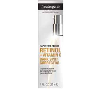 Neutrogena Rapid Tone Repair Retinol + Vitamin C Dark Spot Corrector Face Serum, Daily Ant