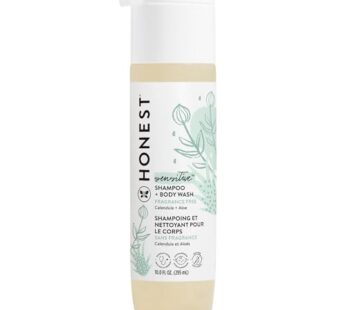 The Honest Company 2-in-1 Cleansing Shampoo + Body Wash | Gentle for Baby | Naturally Deri