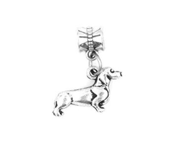 It’s All About…You! Dachshund Weiner Dog Dangling European Bead Charm 86K