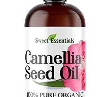Sweet Essentials Organic Camellia Seed Oil | Imported From Japan | 4oz Bottle | 100% Pure