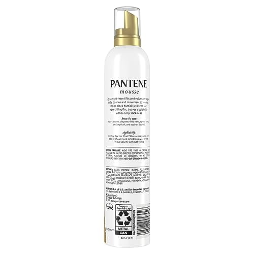 Pantene Pro-V Volume Body Boosting Mousse to Boost Fine, Flat Hair for Maximum Fullness, 6 - Image 2