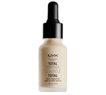 NYX PROFESSIONAL MAKEUP Total Control Drop Foundation – Vanilla, Beige With Peach Underton